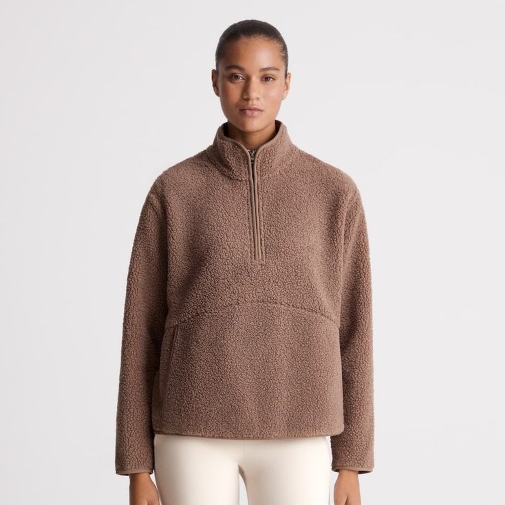 Oysho faux shearling sweatshirt